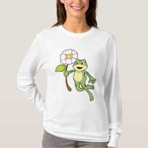 T-shirt Frog with Flower.