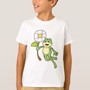 T-shirt Frog with Flower.