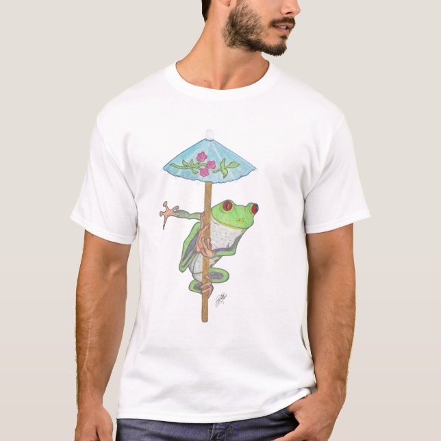 T-SHIRT FROG WITH SUN UMBRELLA (Devant)