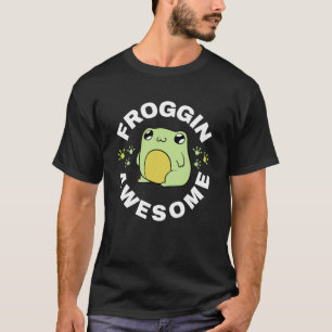 T-shirt Froggin Awesome Frog Catching Amphibian