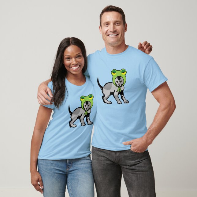 T-shirt FrogKitty - Hal de renommée LOLCAT. (Unisexe)