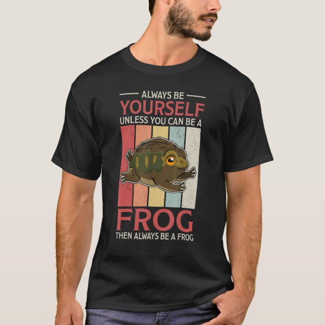 T-shirt Frogs Toads Biology Biologist Humor Saying Amphibi (Devant)