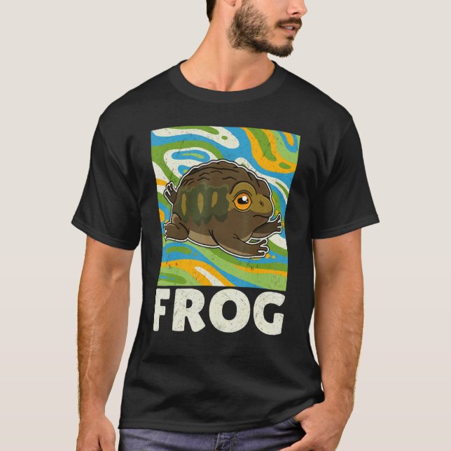 T-shirt Frogs Toads Biology Biologist Humor Saying Amphibi (Devant)