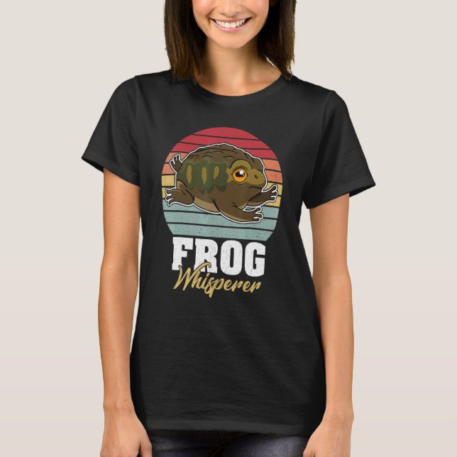 T-shirt Frogs Toads Biology Biologist Humor Saying Amphibi (Devant)