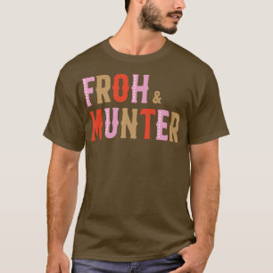 T-shirt Froh & Munter Joie Européenne Et Joyeux Vacances