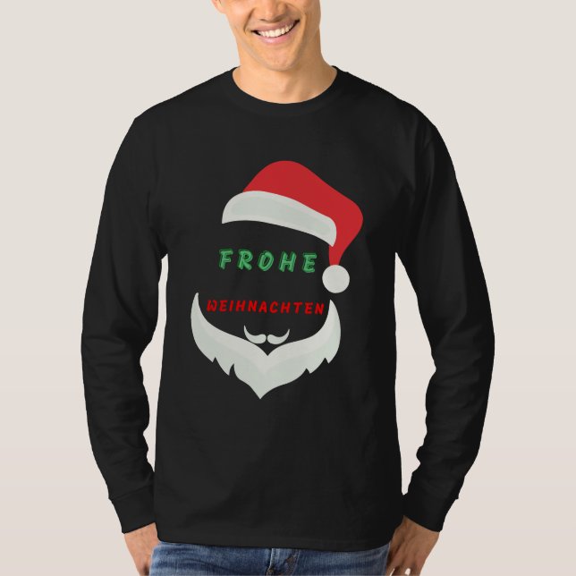 T-shirt frohe weihnachten  (Devant)