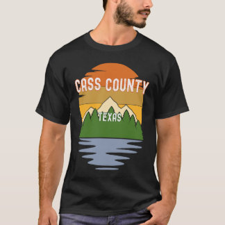 T-shirt From Cass County Texas Vintage Sunset