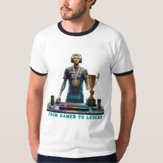 T-shirt From Gamer To Legend Esports Champion Shirt