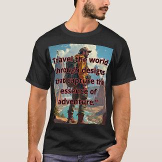 T-shirt "From mountains to oceans, our prints celebrate th