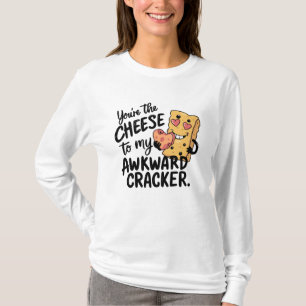 T-shirt Fromage à Mon Awkward Drôle et mignonne Valentin