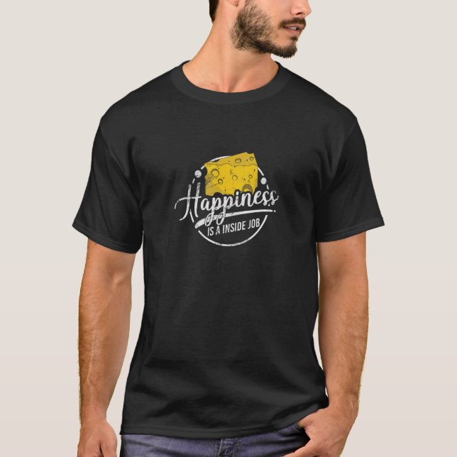 T-shirt Fromage Aimer Bonne sensation (Devant)