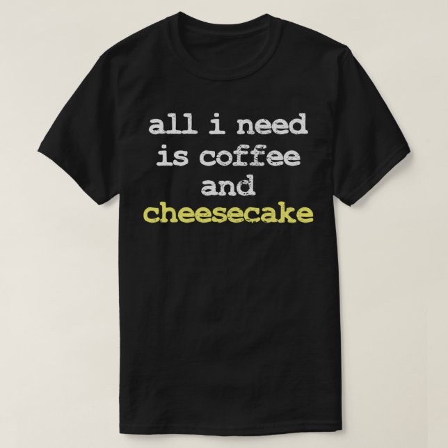 T-shirt Fromage au café (Design devant)