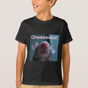 T-shirt Fromage! Autocollant Rat de compagnie