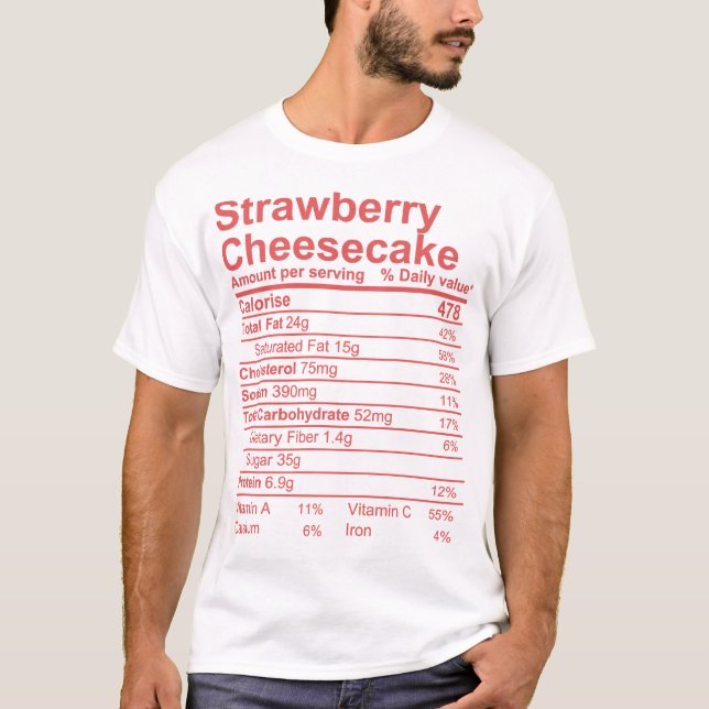 T-shirt Fromage aux fraises (Devant)