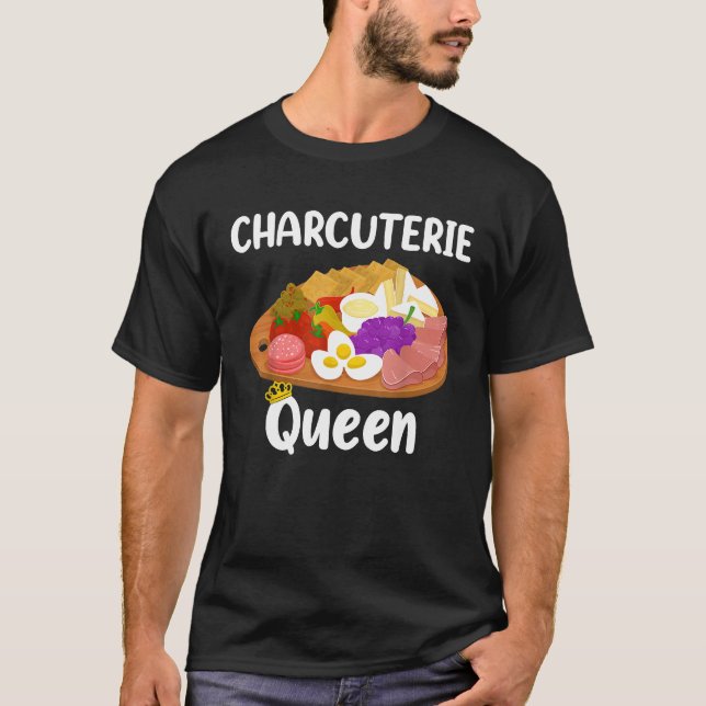 T-shirt Fromage Charcuterie Queen (Devant)
