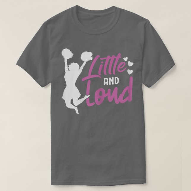 T-shirt Fromage Cheerled Little Et Loue Cute pom-pom girl (Design devant)
