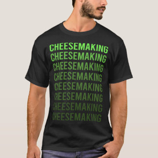 T-shirt Fromage Cheesemaker Green Gradient