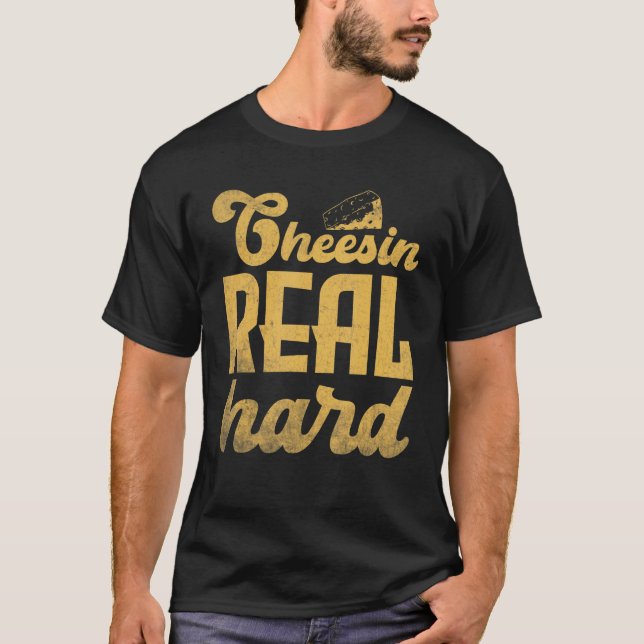 T-shirt Fromage d'amour Fromage vrai dur (Devant)
