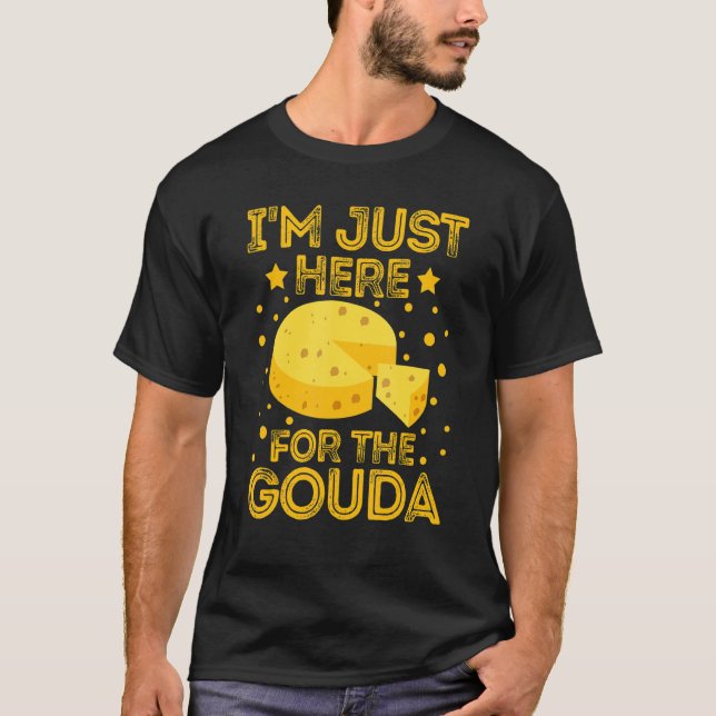 T-shirt Fromage de Gouda Fumé Queso Slices Broyés 1 (Devant)
