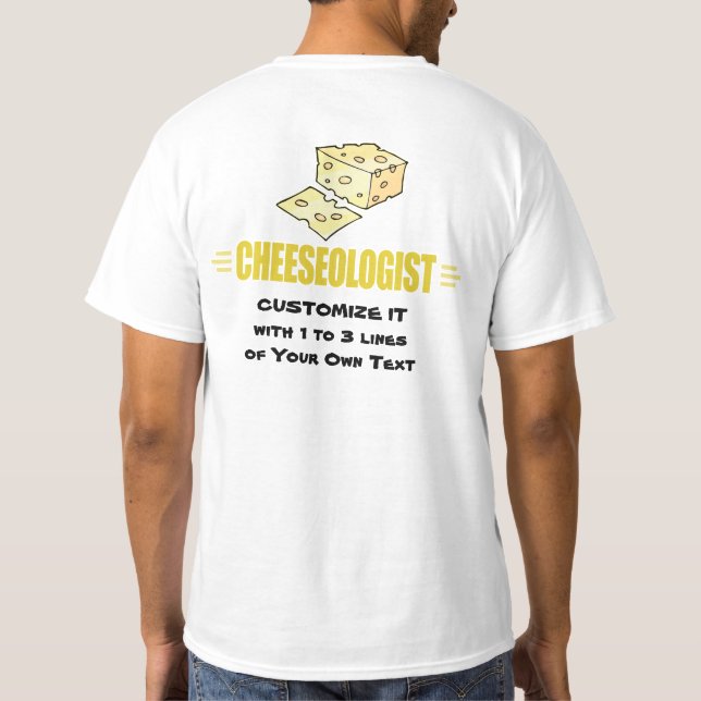 T-shirt Fromage drôle (Dos)