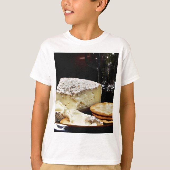 T-shirt Fromage et biscuits de brie (Devant)