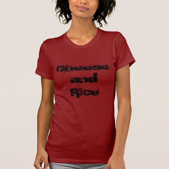 T-shirt Fromage et riz (Devant)