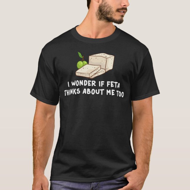 T-shirt Fromage Feta - Chèvre cadeau Grèce (Devant)