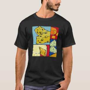 T-shirt Fromage Gouda Snack Foin Cheddar Pop Fromage