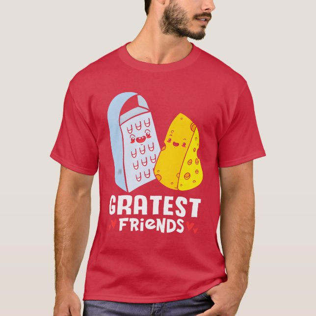 T-shirt Fromage Gratest Gratest Greatest Friends retro (Devant)