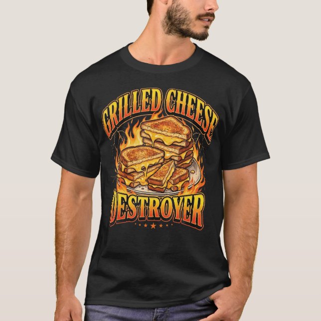 T-shirt Fromage grillé (Devant)
