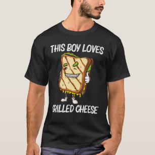 T-shirt Fromage Grillé cool Art Pour Garçons Enfants Sandw