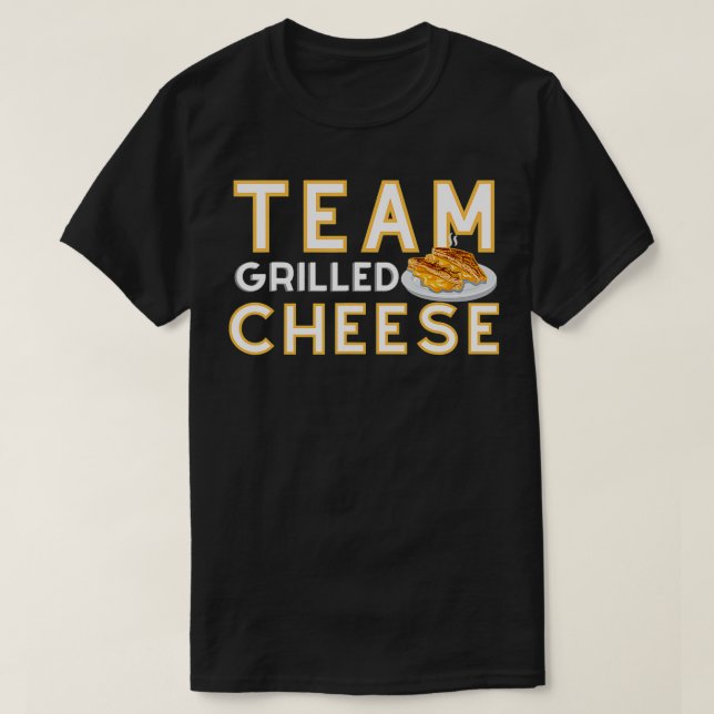 T-shirt Fromage grillé de l'équipe (Design devant)