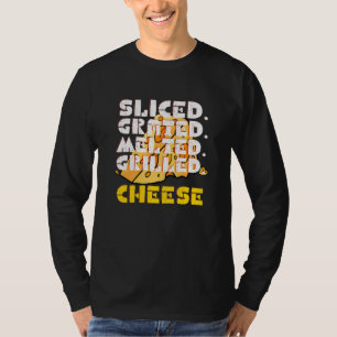T-shirt Fromage Grillé Grillé Tranché