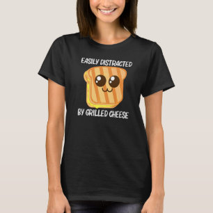 T-shirt Fromage grillé mignon pour hommes femmes pain toas