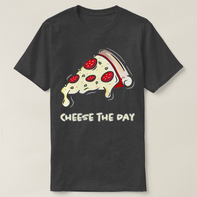 T-shirt Fromage Le Jour Pizza Fromage Le Jour Pizza (Design devant)