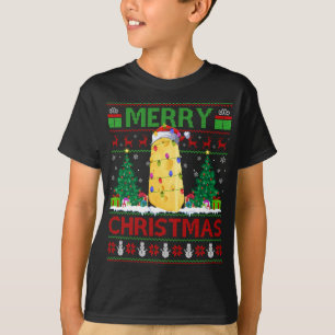 T-shirt Fromage Lover Xmas Tree Vilain Père Noël Fromage N
