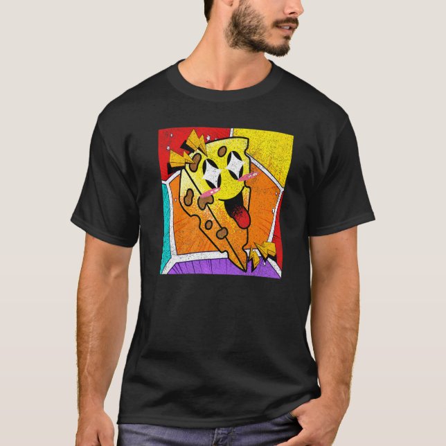 T-shirt Fromage Mignon Snacks Gourmands Fromage Pop (Devant)