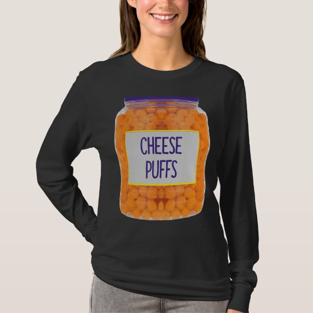 T-shirt Fromage Poufs Snacks Boules au fromage (Devant)