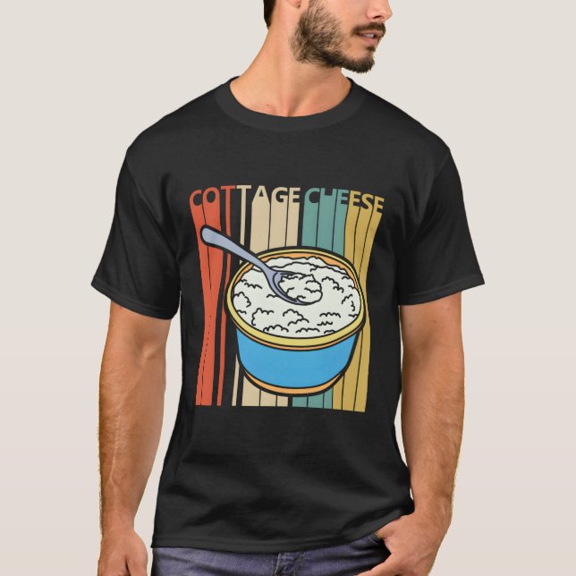 T-shirt Fromage vintage Cottage (Devant)