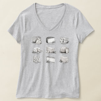 T-shirt Fromages du monde entier