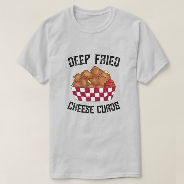 T-shirt Fromages frits Profondes Courdes Minnesota Wiscons (Design devant)