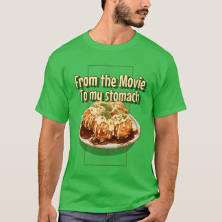 T-shirt Fromhe Movieo My Stomach Anime Food girl