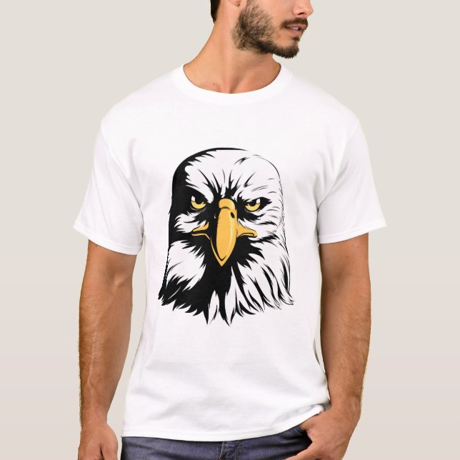 T-shirt Front de tête d'aigle (Devant)