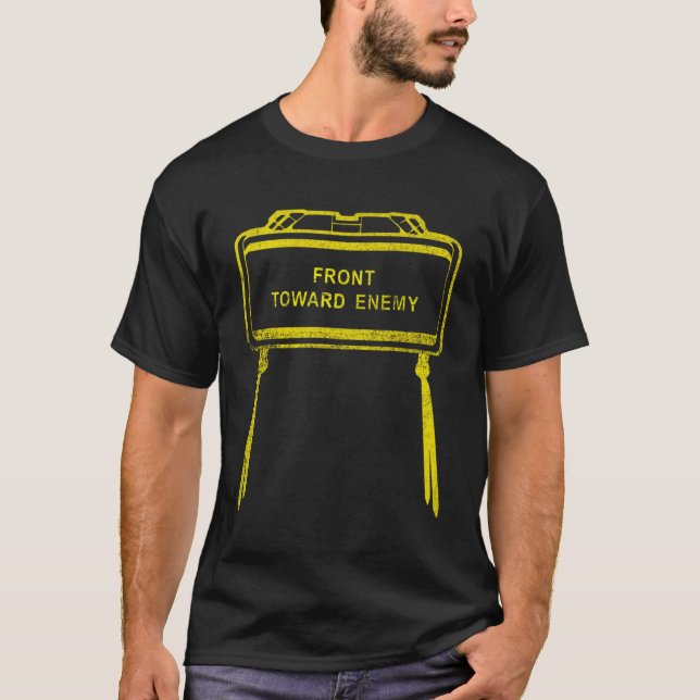 T-shirt Front militaire vers la mine Claymore M18A1 de l'e (Devant)