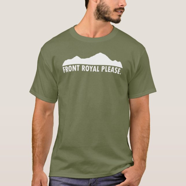 T-shirt Front Royal Virginia S'il vous plaît (Devant)