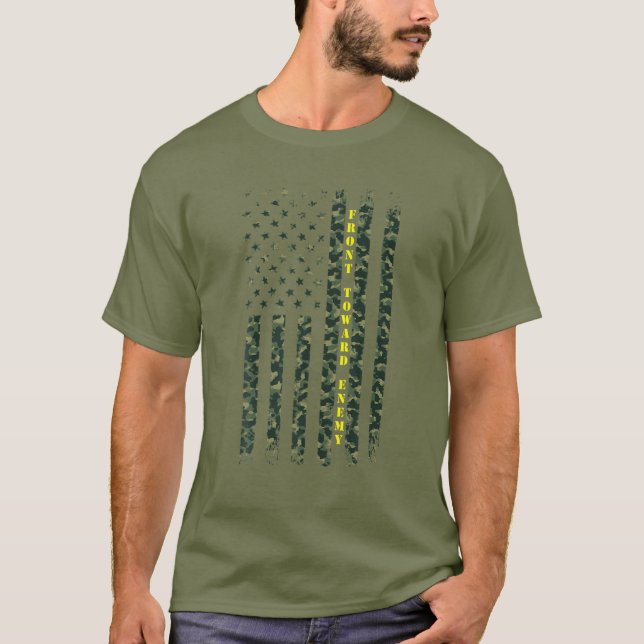 T-shirt Front vers l'ennemi Militaire Claymore Mine Améric (Devant)