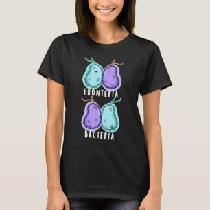T-shirt Fronteria Bactéries Drôle Biologie Pun Dark BG