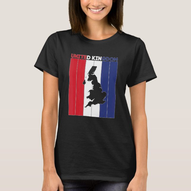 T-shirt Frontière du Royaume-Uni (Devant)