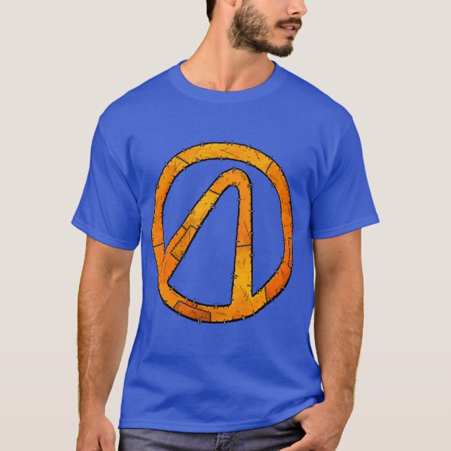 T-shirt Frontières brodées de coffre (Devant)