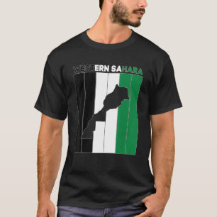 T-shirt Frontières des pays du Sahara occidental